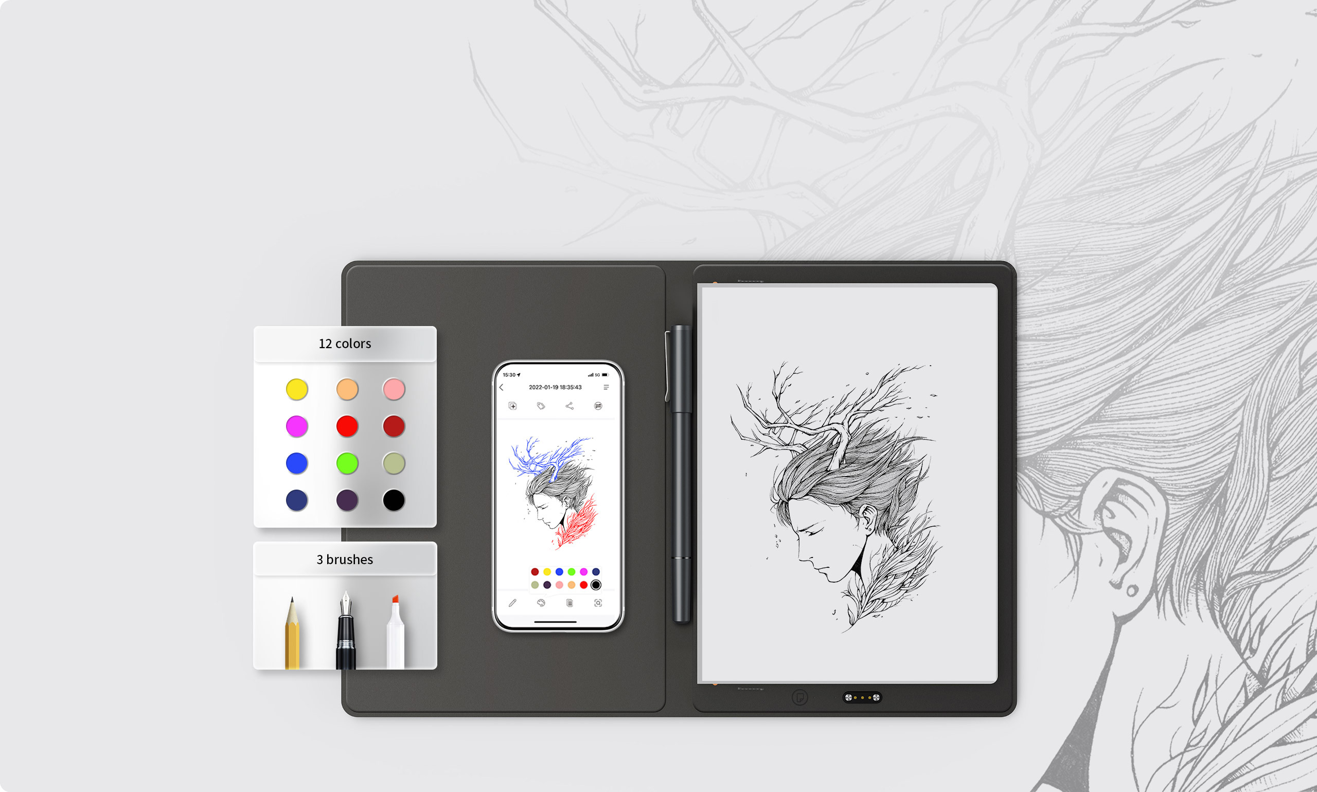 XPPEN Note Plus Tablet Board Smart Notepad for Digital Writing