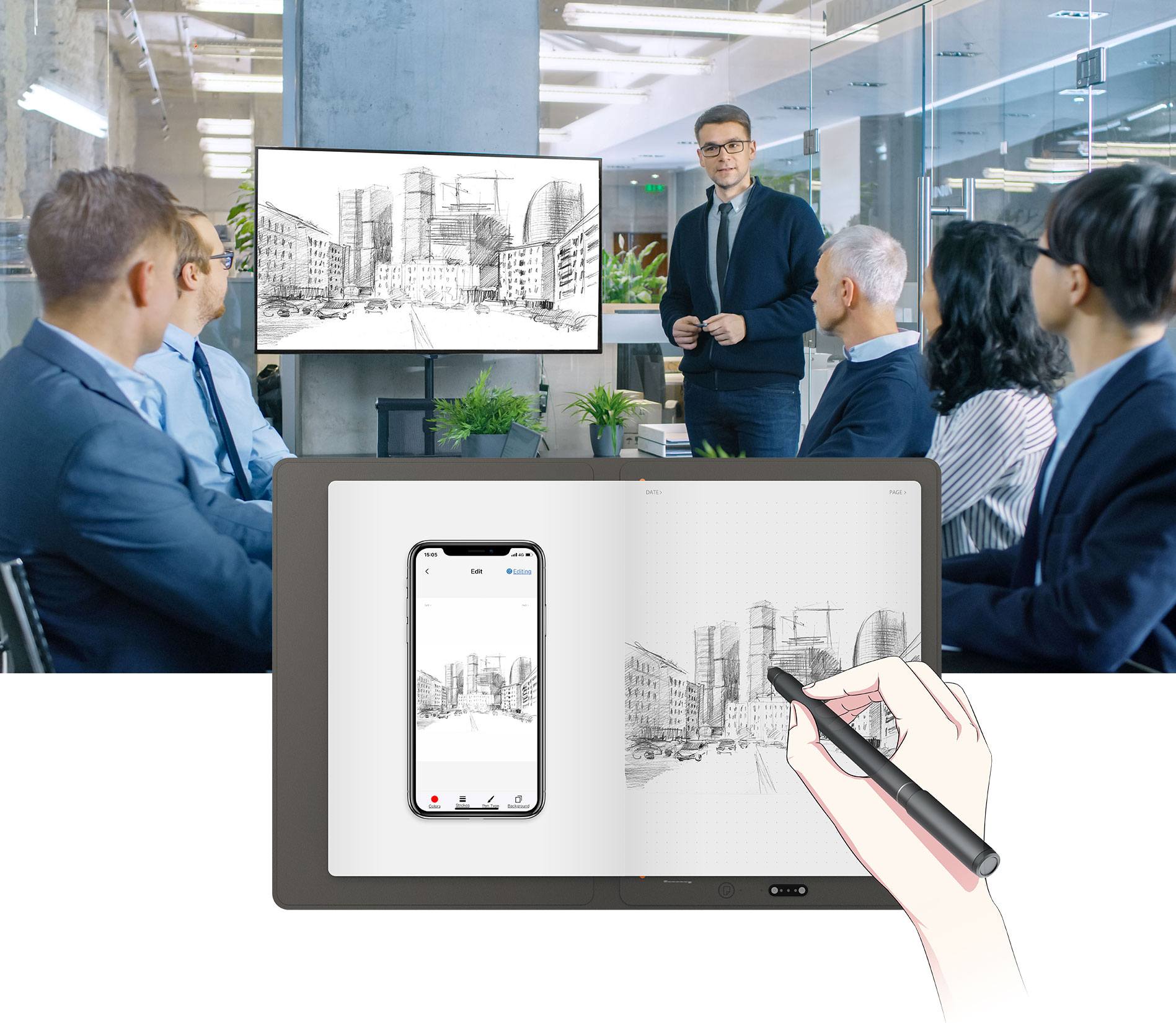 XPPEN Note Plus Tablet Board Smart Notepad for Digital Writing