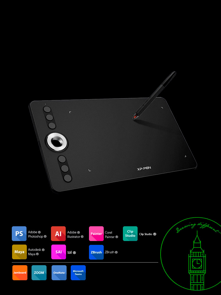 Deco 02 creative drawing sketch tablet | XP-Pen UK official store