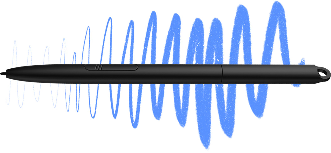 XP-Pen Star G960 digital drawing pad come With 8,192 levels of pressure sensitivity