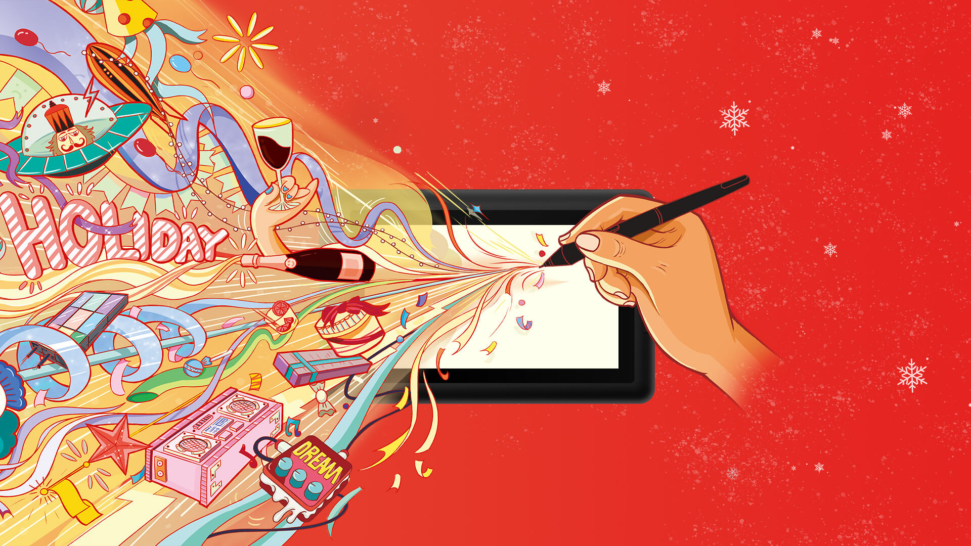 Artist 13.3 Pro Display Tablet Holiday Edition XPPen UK