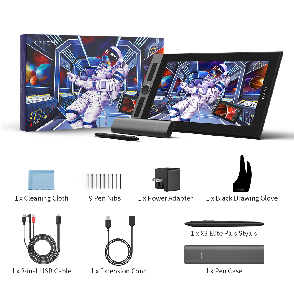 Artist Pro 16 professional screen drawing tablet XPPen UK official store