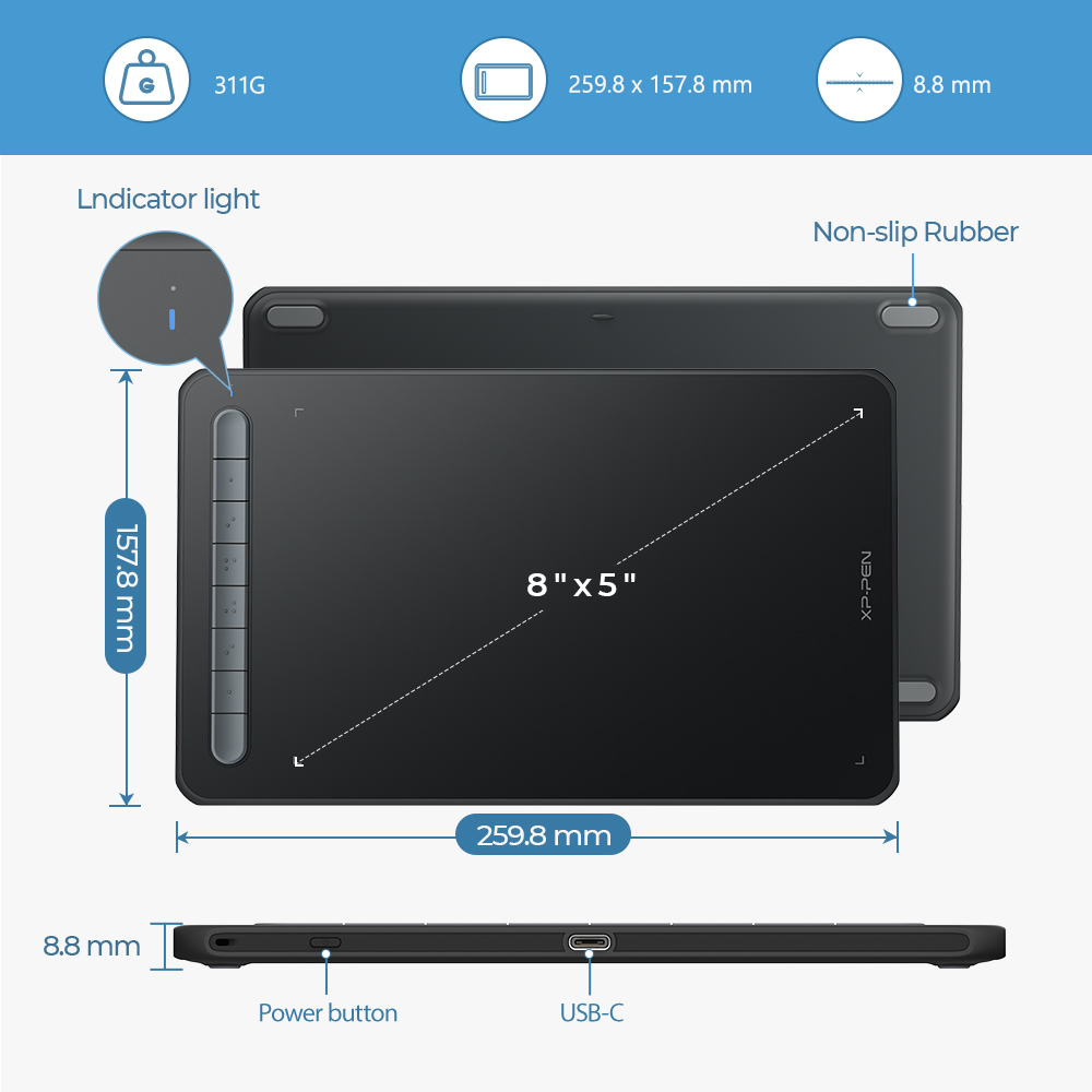 Deco MW Bluetooth Graphic Tablet | XP-Pen UK official store