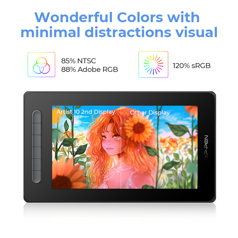 Artist 10 (2nd Generation) Affordable Pen Display Tablet XPPen UK