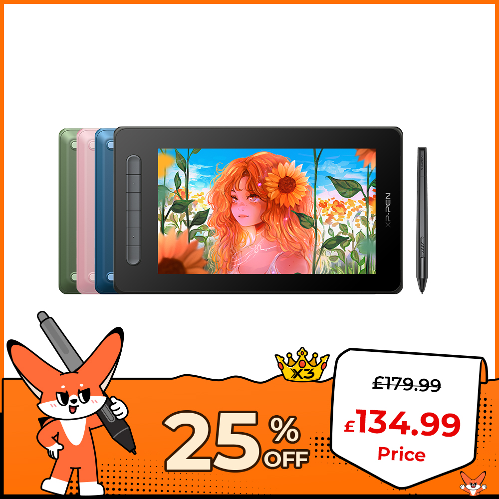 Artist 10 (2nd Generation) Affordable Pen Display Tablet XPPen UK