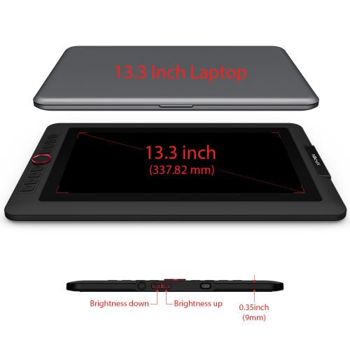 XP-PEN Artist 13.3 Pro Pen Display Graphics Drawing Tablet Monitor | XP