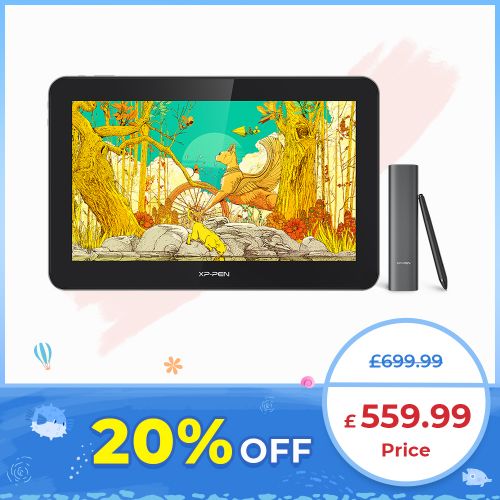 Artist Pro 16TP best touch screen drawing tablet XPPen UK official store